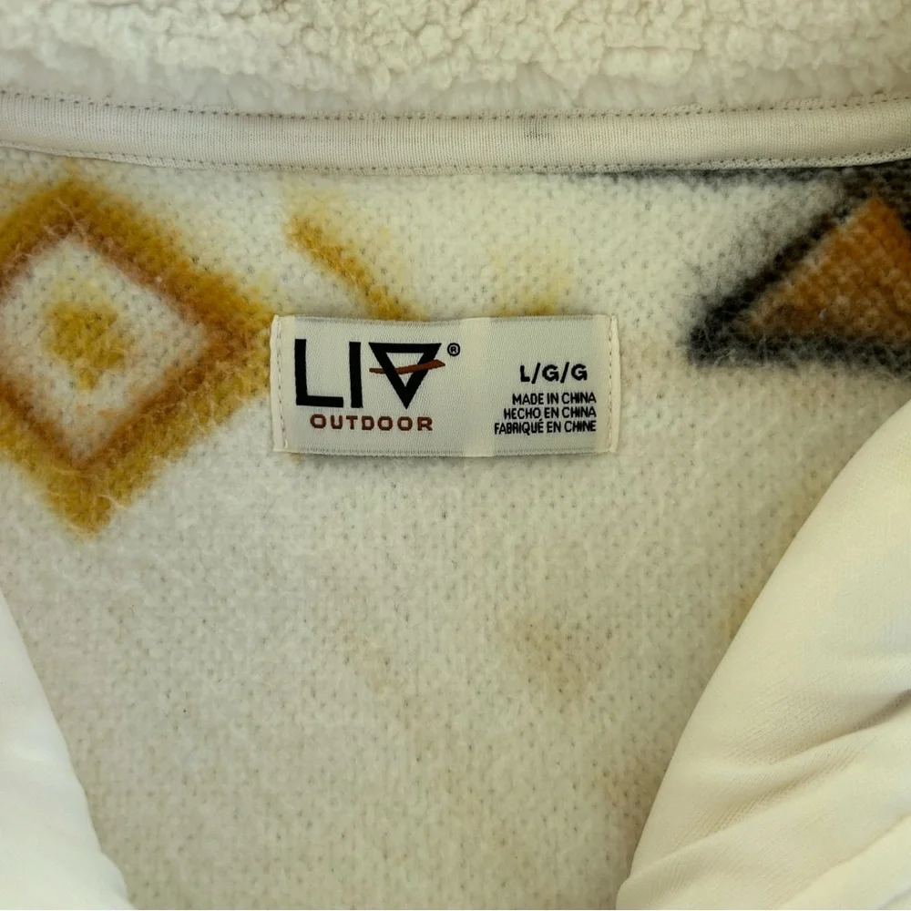 Aztec Patterned Cream Sweater - Picture 5 of 7